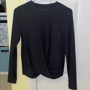 Activewear Long Sleeve Charcoal Grey Tee